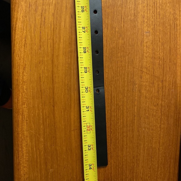 2/$30 Women black leather belt from Nordstrom Halogen, XS - Picture 8 of 8